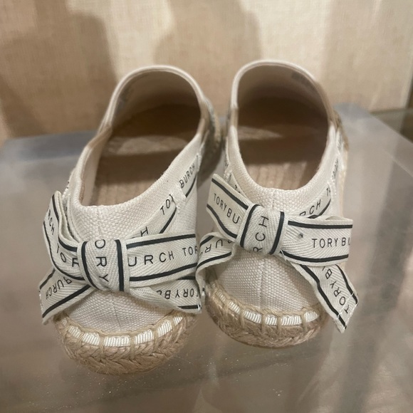 Firm price Tory burch cream canvas espadrille - Picture 3 of 3